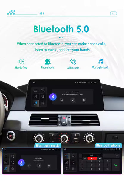 BMW 10.25 Zoll Multimedia Android System E60 E61 E63 E64